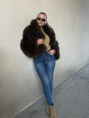 Dámske modré skinny rifle z elastického denimu, priliehavý strih a stredný pás Dámske modré skinny rifle z elastického denimu, priliehavý strih a stredný pás