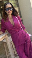 Imperial široké nohavice magenta