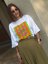 Dámske biele tričko Cherie s farebnou potlačou Out of office chérie