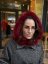 balaklava burgundy červená viskóza dámska luxe